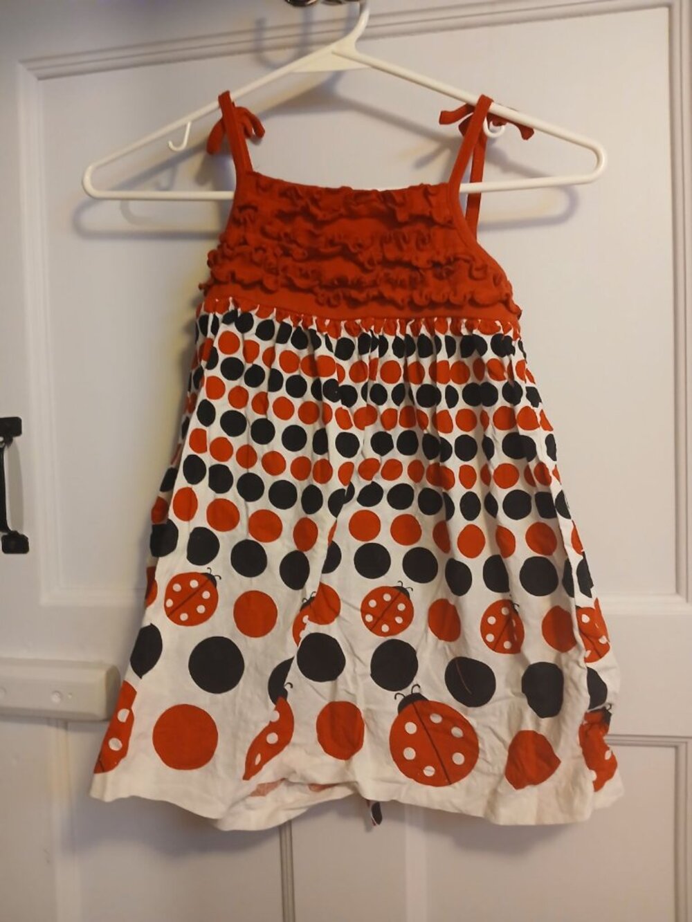 Rare Too Girls 4T Lady Bug Summer Dress